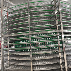 Tốt nhất bán cao chất lượng thép không gỉ nhiều lớp Bánh Mì Bánh Pizza làm mát xoắn ốc tháp băng tải lưới vành đai băng tải trục vít mới - Product Image 5