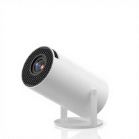 Nouveau prix HY300 Projecteur intelligent Android 11, mini projecteur portable Full HD 160 lumens, haut-parleur intégré, projecteur de cinéma maison