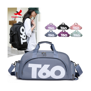 Bolsa de Deporte Impermeable Oxford de Gran Capacidad, Tipo Duffel, para Gimnasio y Viajes, Color Rosa, con Compartimento para Zapatos, RTS, Pedidos Mixtos al por Mayor - Product Image 1