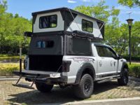 Caravana Ligera Moderna con Techo Rígido Desplegable, Caravana Deslizable para Camionetas Medianas