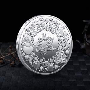 Moneda Conmemorativa de Navidad, Medallón de Recuerdo Personalizado de Santa Claus, Regalo Creativo - Product Image 5