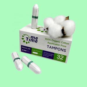 <span class=keywords><strong>Tampons</strong></span> bio sans parfum en coton PLA sans applicateur, livraison gratuite, vente en gros OEM, <span class=keywords><strong>tampons</strong></span> sans plastique pour femmes - Product Image 1