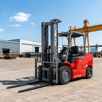 Gudang Baterai Lithium Penanganan Material Ban Padat Forklift Listrik Liftron CPD30 3000kg 3 Ton
