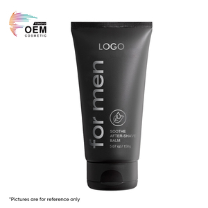 Tube de soin de la barbe à la camomille avec logo personnalisé <span class=keywords><strong>baume</strong></span> après-<span class=keywords><strong>rasage</strong></span> antioxydant apaisant et apaisant pour tous les types de peau - Product Image 1