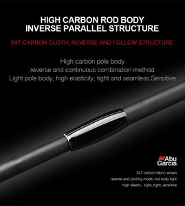 Canna da pesca a Spinning con esca Baitcasting BLACK MAX canna da pesca 1.98m 2.13m 2.44m M potenza con carbonio di potenza - Product Image 4