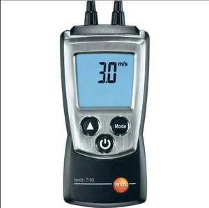 Manómetro Digital Portátil Original Testo 510, Instrumento de Medición Diferencial, Rango de 0 a 100 HPa - Product Image 1