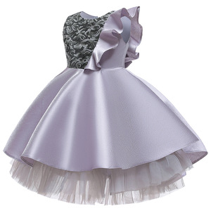 sachin and babi light blue dress Girls' Silver Designer Party Dresses