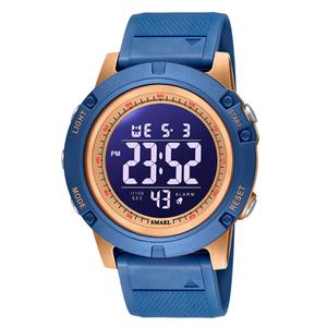 Montre électronique sportive en plastique étanche SMAEL 1902, montre numérique pour homme, montre sportive étanche à LED - Product Image 4