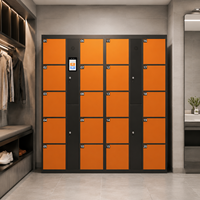 Gabinete de Almacenamiento Metálico Inteligente Automatizado con Cerradura Digital Electrónica, Acceso por Código de Barras, Autoservicio 24 Horas, Seguro y Resistente a la Oxidación