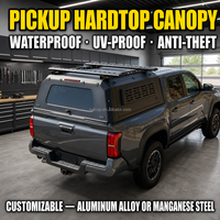 Kanopi Hardtop Aluminium 4X4 untuk Bak Truk Pikap, Cocok untuk Toyota Hilux, Ford Ranger, Jeep Gladiator, Mitsubishi Triton