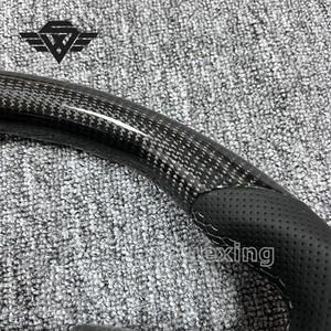 Alta calidad adecuado para Mazda <span class=keywords><strong>Ford</strong></span> <span class=keywords><strong>Fiesta</strong></span> ST MK7 cinturón de fibra de carbono cubierta decorativa <span class=keywords><strong>volante</strong></span> de coche esqueleto - Product Image 4