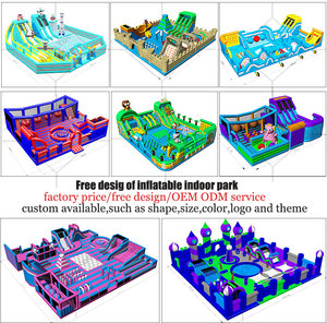 Trung Quốc Sản phẩm mới lớn các chướng ngại vật trong nhà Inflatable thư bị trả lại trượt công viên chủ đề để bán - Product Image 6