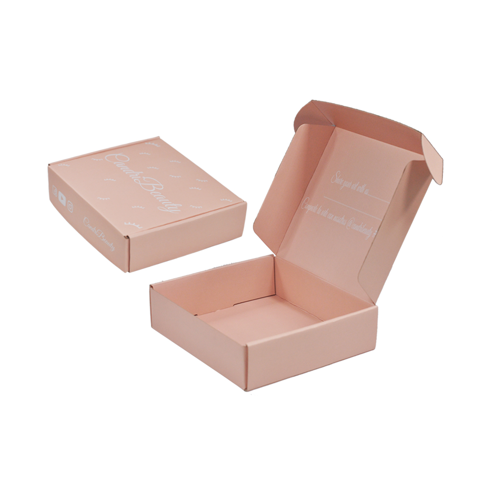 Коробка для отправки почтовых отправлений на заказ, коробка из гофрированного картона с принтом одежды, косметики, макияжа для обуви, коробка для ежемесячной подписки
