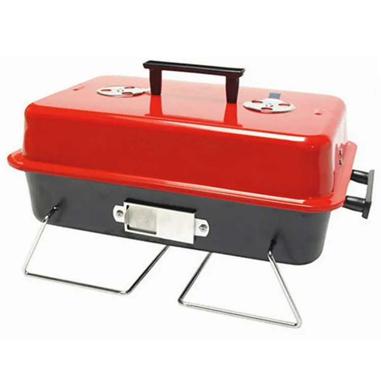 Mini Parrilla portátil para barbacoa, parrilla pequeña profesional de acero al aire libre, para acampada, mesa de propano, carbón, barbacoa