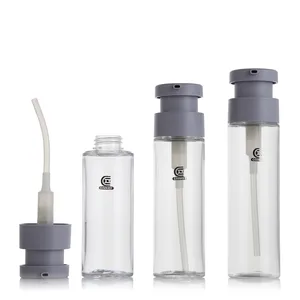 새로운 도착 멋진 보라색 펌프 80ml 100ml 120ml 플라스틱 PETG 로션 펌프 병 스킨 케어 포장