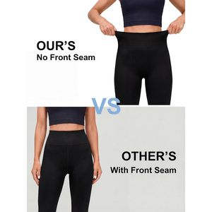 FOXA Womens High Waist <b>Flare</b> <b>Leggings</b> No Front Seam Tummy Control Butt Lift Yoga Pants Workout Casual - Product Image 5