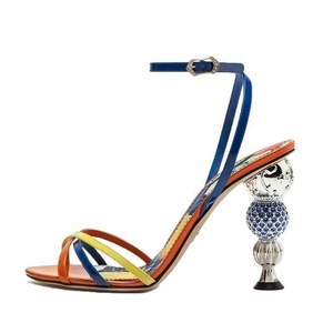 Speciale <span class=keywords><strong>tacchi</strong></span> 2020 estate unico cinturino alla caviglia della signora di scarpe e sandali per le donne - Product Image 4