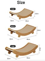Sisal chat lit chat planche à gratter détachable lavable confortable pour chats jouets accessoires pour animaux de compagnie