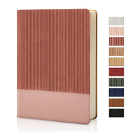 Carnet en cuir magnétique personnalisé, journal personnalisé, design minimaliste, agenda de bureau, cadeau