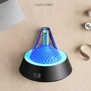 Difusor de Aceites Esenciales Ultrasónico Automático Portátil de Mesa, con Capacidad de Más de 200 ml, para el Hogar, Spa, Relajación, Aroma, Simulación de Volcán de Lava 1 - Product Image 3