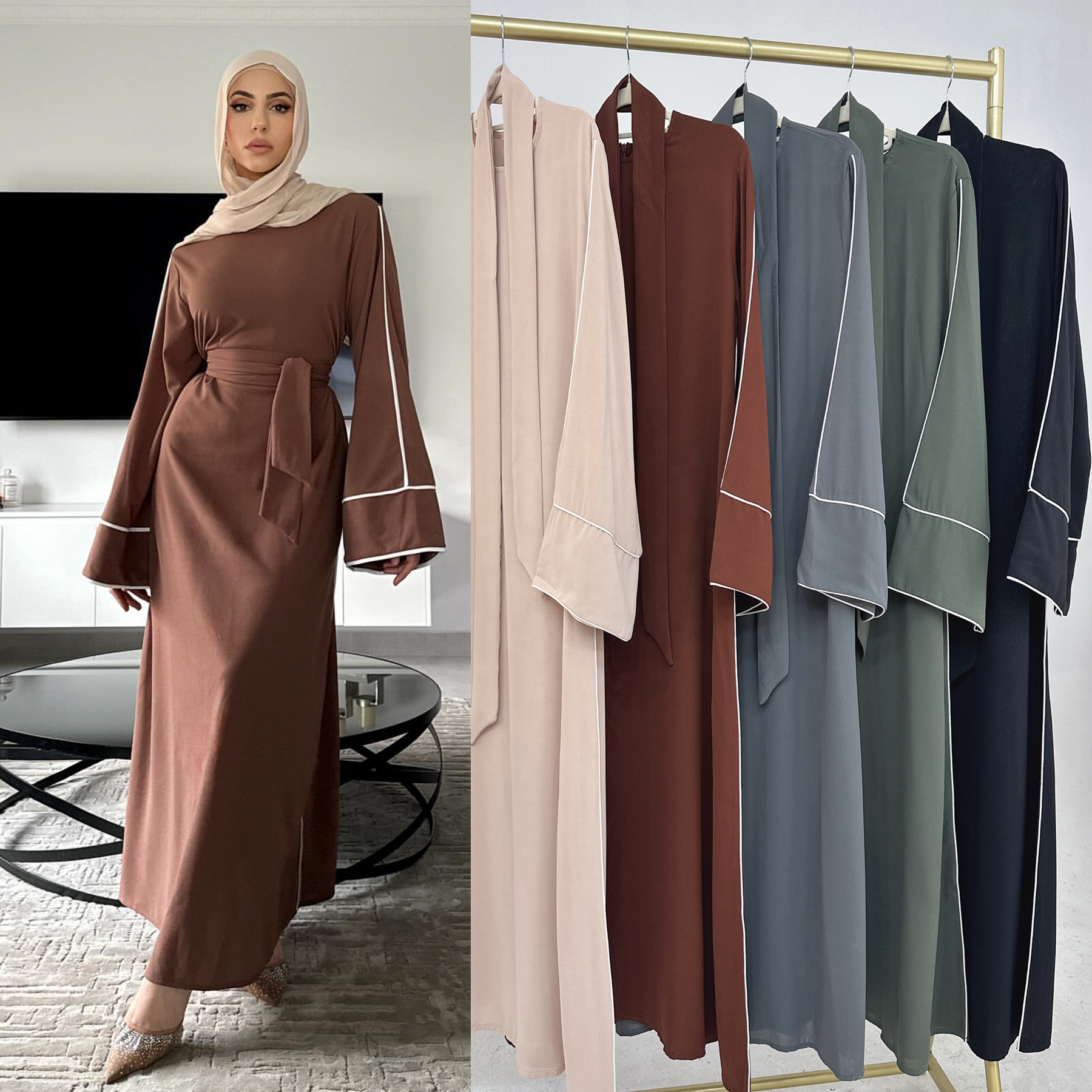 Turkey Wholesale Clothing Quality Muslim Dresses for Women