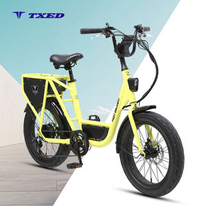 Vélo de livraison populaire TXED, batterie au lithium 48V 15.6AH, vélo <span class=keywords><strong>cargo</strong></span> pour les trajets quotidiens, vélo électrique - Product Image 1