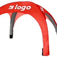 Tente de réception gonflable en PVC personnalisable, imperméable, avec souffleur électrique, installation facile pour fêtes en extérieur et publicité – Offre Spéciale