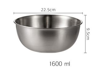 Bol à Salade et Ramen Épais en Acier Inoxydable Style Coréen avec Échelle de Mesure, Vente en Gros - Product Image 5