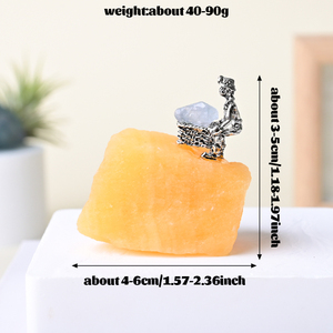 Wholesale New Design Eco-Friendly Energy Crystal Gemstone Shadow Carving Block & <b>Cube</b> Raw Stones Ornaments for Home Decoration - Product Image 2