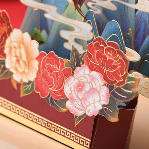 Groothandel Diy Hoge Kwaliteit High-End Bruiloft Verjaardag Kerst Handgemaakte Custom Nieuwjaar Wenskaarten - Product Image 4