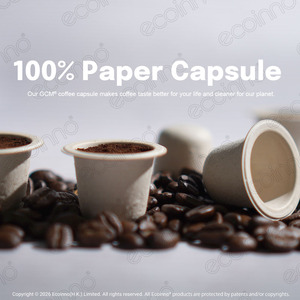 Cápsulas de Café Compostables Ecoinno Hechas en China, 100% Celulosa Pura, Aptas para el Sistema <span class=keywords><strong>Nespresso</strong></span> - Product Image 5