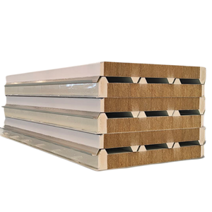 Panneau sandwich <span class=keywords><strong>de</strong></span> toiture personnalisé en aluminium et acier galvanisé, ignifuge, avec isolation en mousse PU et <span class=keywords><strong>laine</strong></span> <span class=keywords><strong>de</strong></span> <span class=keywords><strong>roche</strong></span>, <span class=keywords><strong>prix</strong></span> pour la construction - Product Image 2