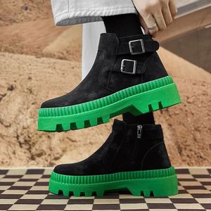 Botas de Cuero con Cremallera para Hombre, Nueva Moda de Otoño e Invierno - Product Image 6