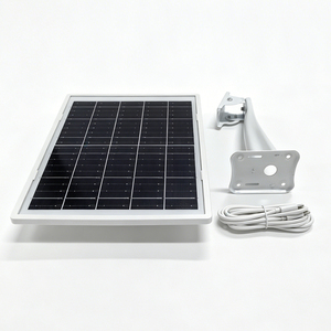 Cargador de Panel Solar Impermeable de 5V con Soporte de Montaje, Puerto Tipo-C/DC, Silicio Monocristalino, para Cámaras CCTV/IP de Exterior - Product Image 6