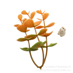 Artificial Eucalyptus <b>Leaves</b> Bouquet Ga217 <b>Decorative</b> Plant <b>Wall</b> Accessory For Diy Rattan Wreath - Product Image 5