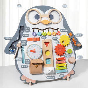 لوحة رسم مزدوجة الجوانب للأطفال مونتيسوري ، لوح بطريق متعدد الوظائف للأطفال ، لوح خشبي مزدحم للتعليم المبكر - Product Image 4