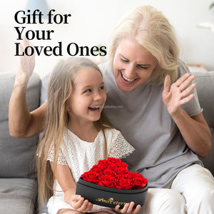 Infini immortel éternel pour toujours stabilisé roses conservées dans une boîte en coeur pour la Saint-Valentin cadeau d'anniversaire de la fête des pères des mères - Product Image 6