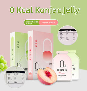 Venta al por mayor nuevo cero carbohidratos Kcal azúcar 0 libre <span class=keywords><strong>de</strong></span> grasa frutas melocotón sabor <span class=keywords><strong>de</strong></span> uva Konjak Konnyaku Konjac comer gelatina Jelli jalea - Product Image 6
