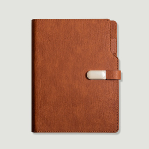 Loose Leaf PU <b>Leather</b> Binder A5 Diary <b>Notebook</b> With <b>Refillable</b> Line Pages <b>Notebook</b> Journal Planner Ring Binder Organizer - Product Image 1