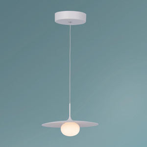 Lámpara de Techo Estilo Nórdico, Diseño de Platillo Volador, Aluminio, Minimalista, LED, Globo de Vidrio Esmerilado, Luz Blanca Cálida, 2 Años de Garantía, para Sala de Estar y Comedor - Product Image 5