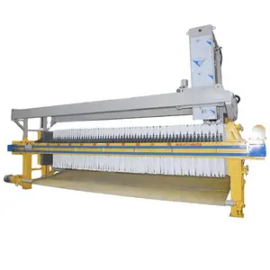 Water Washing Rack Box Type Filter Press With Automatic Filter Cloth Cleaning System