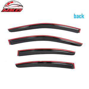 Convient pour Subaru Legacy Sedan 10-14, lot de 4 déflecteurs de vitres en acrylique fumé - Product Image 5