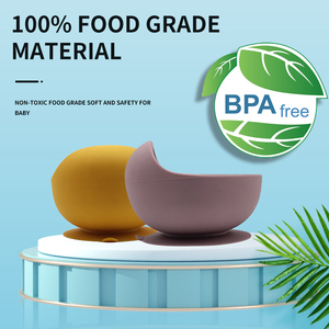 Dx cấp thực phẩm Silicone hút Bát ăn bữa ăn BPA free ốc Silicone bé BÁt - Product Image 2