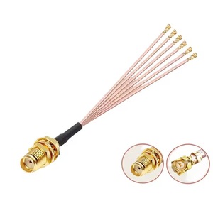 YCT <span class=keywords><strong>SMA</strong></span> ตั<span class=keywords><strong>ว</strong></span>เมีย u.fl สายเคเบิลแบบหลายหั<span class=keywords><strong>ว</strong></span>20ซม. IP1 50โอห์ม0-6GHz RG178 RF สำหรับ4G /wifi - Product Image 1