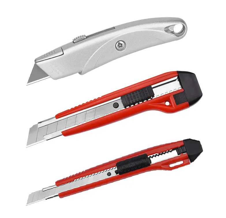 BGX 33pcs utility knife set 9mm 18mm carpet knife Snap Off Cutter Blades