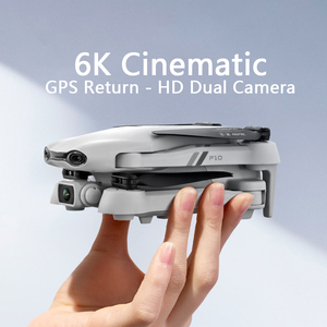 AI F10 Drone Wifi FPV Xách Tay Có Thể Gập Lại Máy Bay Trực Thăng RC Máy Ảnh 4K HD Kép Máy Ảnh GPS 5G Điều Khiển Từ Xa Người Mới Bắt Đầu Quadcopter - Product Image 4