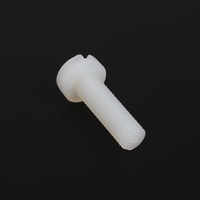 Vis à tête fraisée en nylon PA66 léger, vis de machine en plastique
