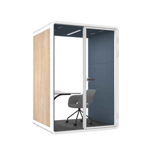 Fashionable Soundproof Office Booth Single Seater Acoustic Pod Portable Quiet Cabin for Commercial Space - Product Image 2