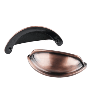 Cobre antiguo Copa cocina gabinete tira de 3 pulgadas Bin cajón manija de la taza para muebles - Product Image 1