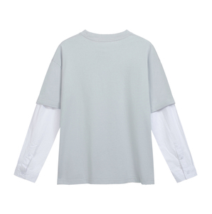 T-shirt casual da uomo <span class=keywords><strong>AC</strong></span> 1996, edizione correttiva, effetto invecchiato, 280 grammi, traspirante, a maniche lunghe, abbigliamento trendy. - Product Image 3